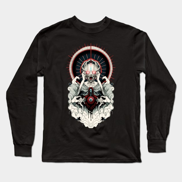 Ancient Deity Long Sleeve T-Shirt by JoyfulJesterJoe